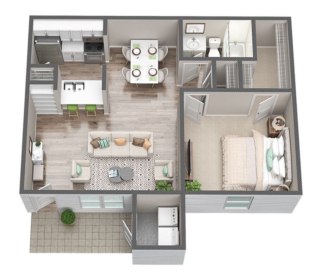1 Bedroom Apartment – 1550 Katy Flewellen Road #0507, Katy, TX 77494