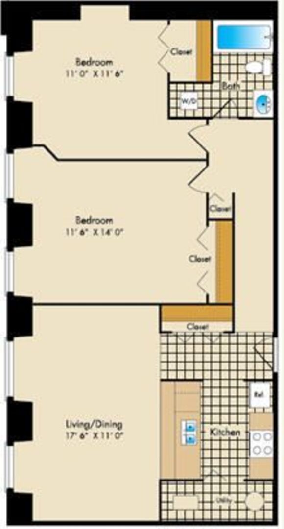 2 Bedroom Apartment – 4055 Ridge Ave #411, Philadelphia, PA 19129