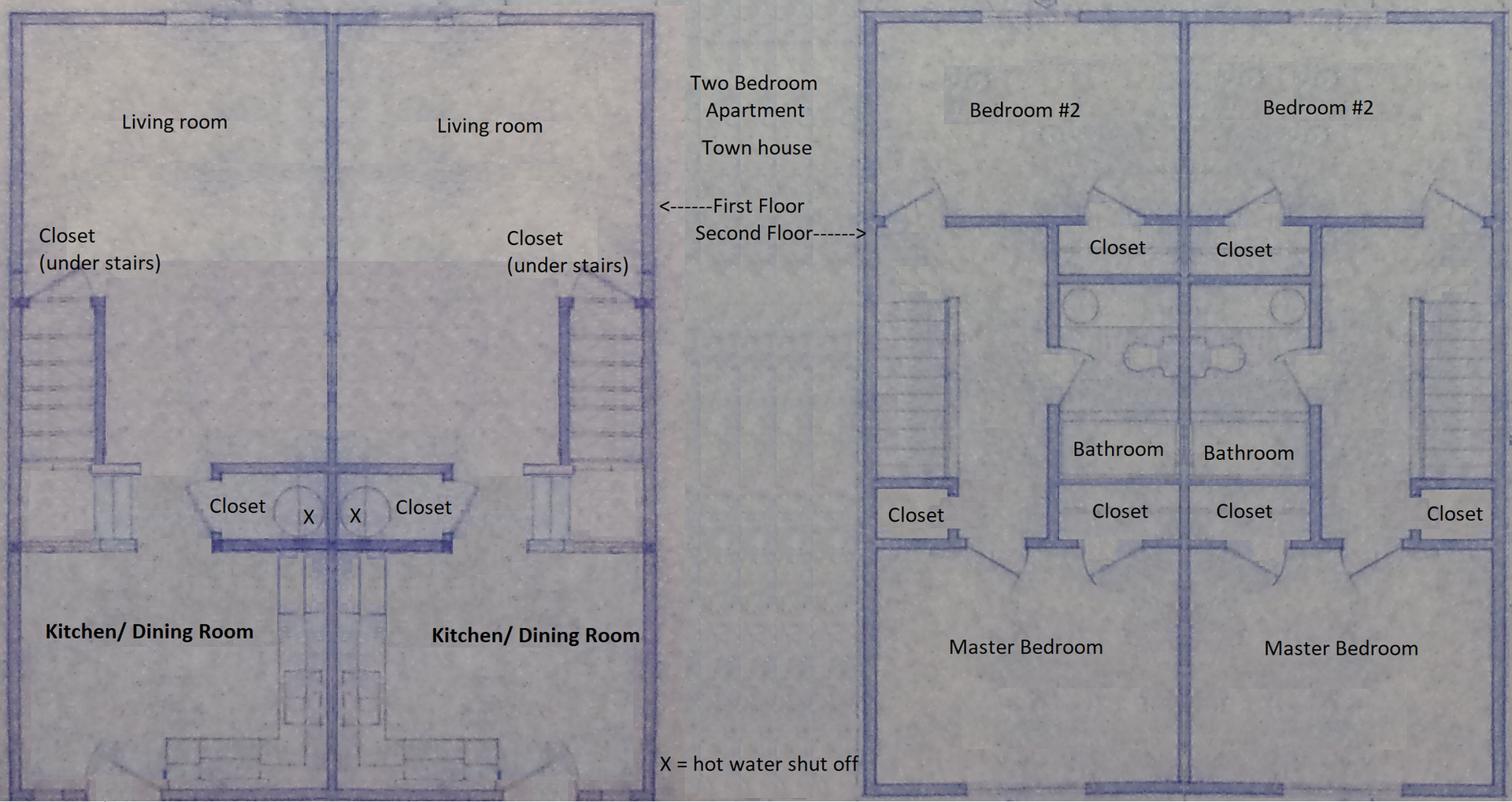 2 Bedroom floor plan