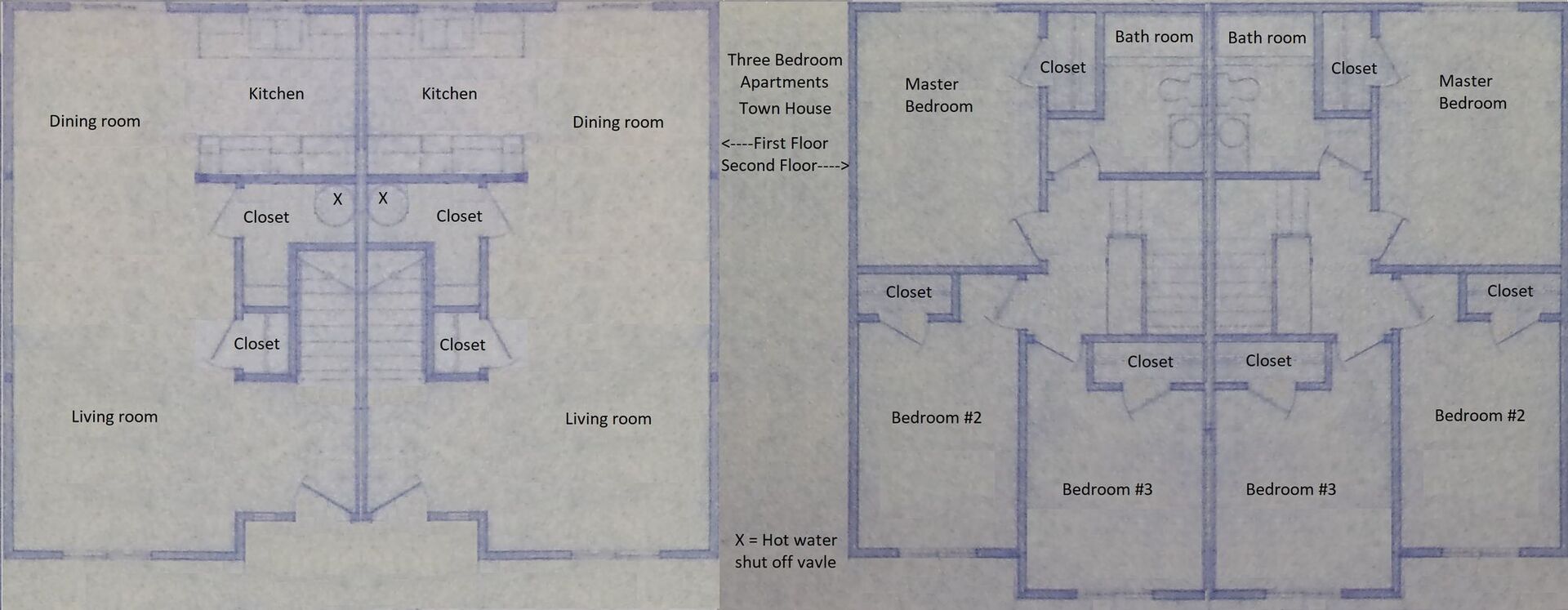 3 Bedroom floor plan
