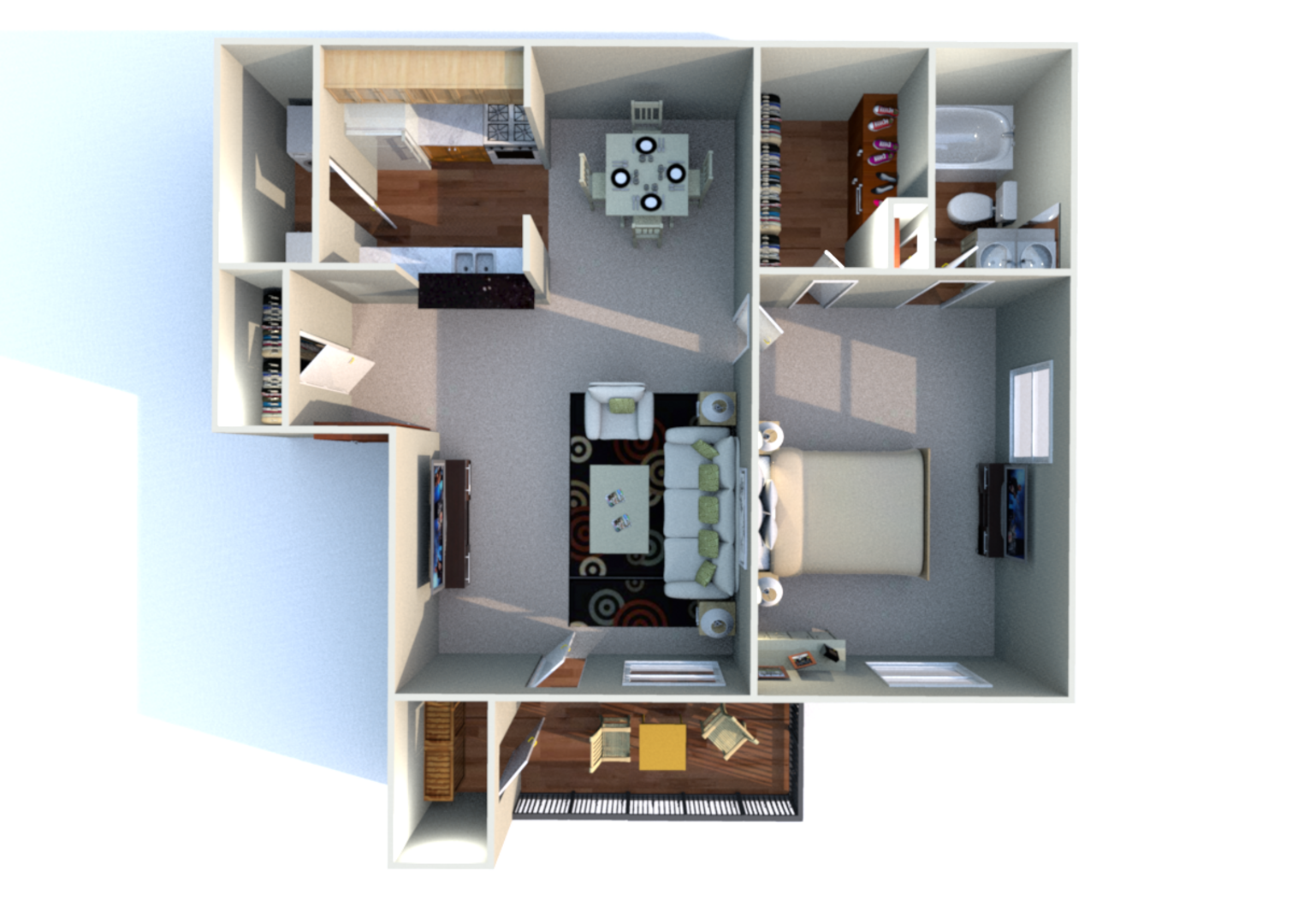 1 Bedroom Apartment – 13110 Kuykendahl Road #1408, Houston, TX 77090