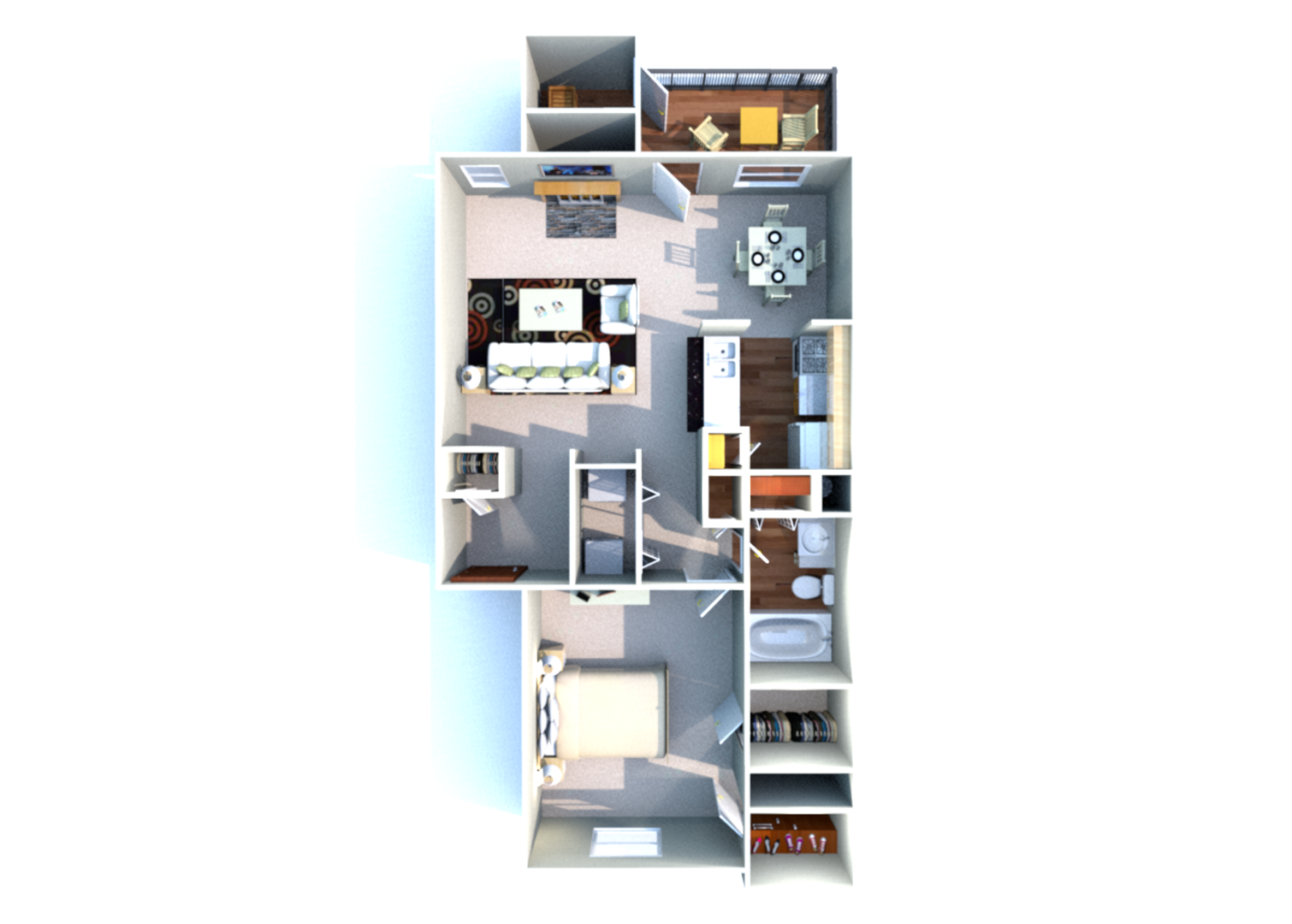 1 Bedroom Apartment – 13110 Kuykendahl Road #2008, Houston, TX 77090