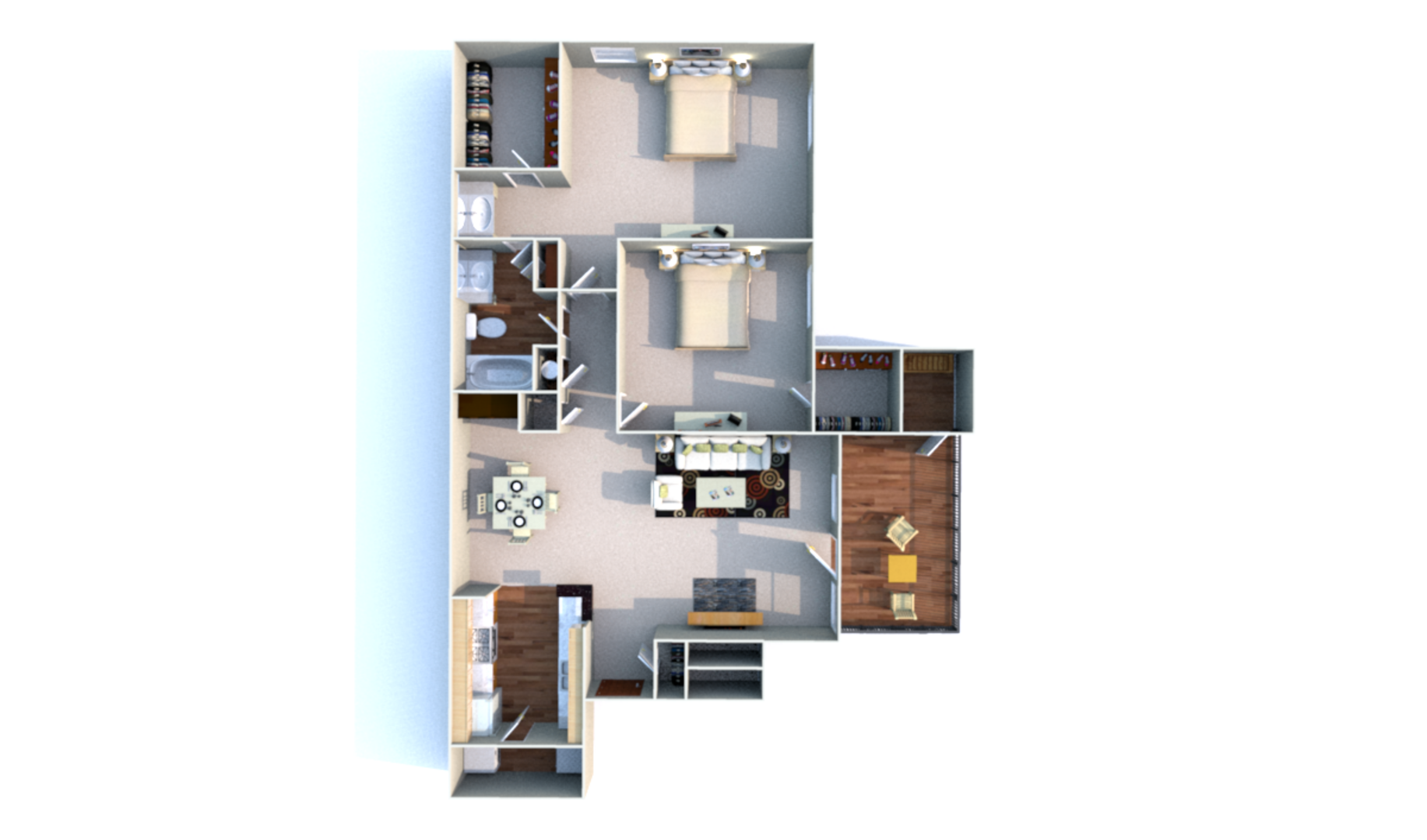 2 Bedroom Apartment – 13110 Kuykendahl Road #4402, Houston, TX 77090