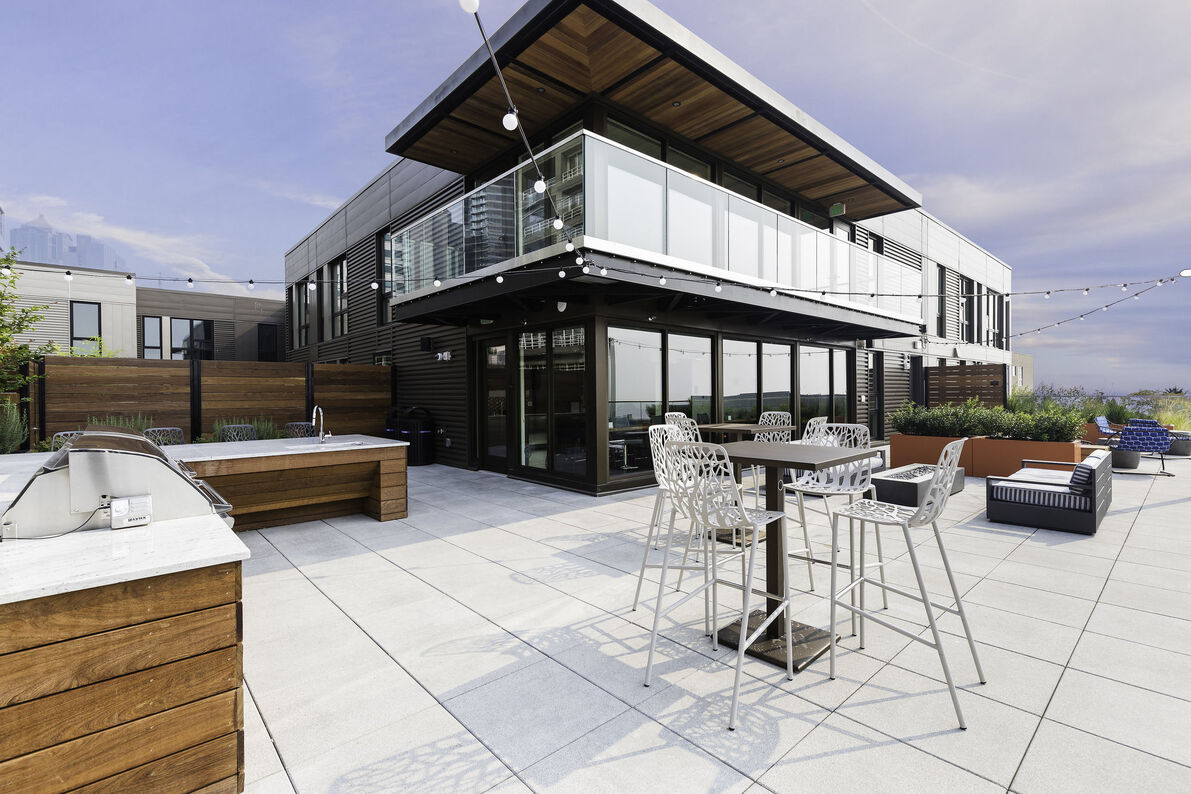 Rooftop patio