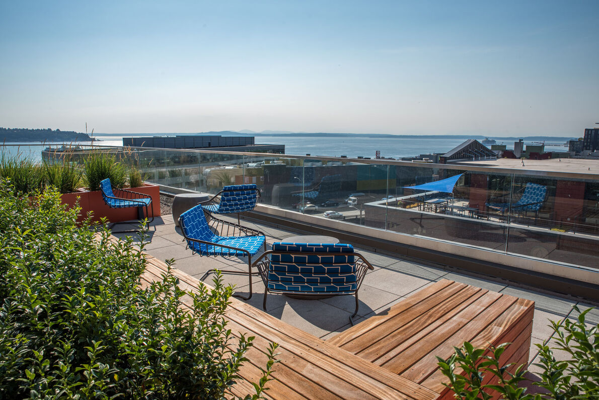 Rooftop patio