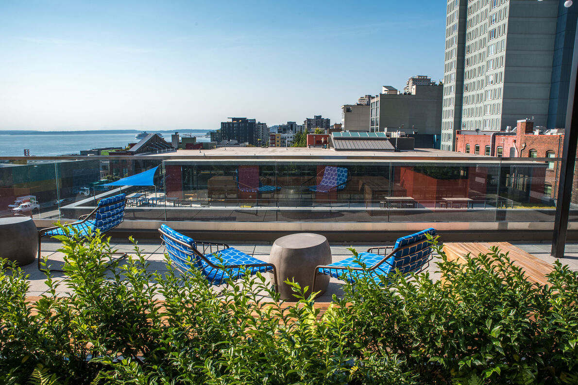 Rooftop patio