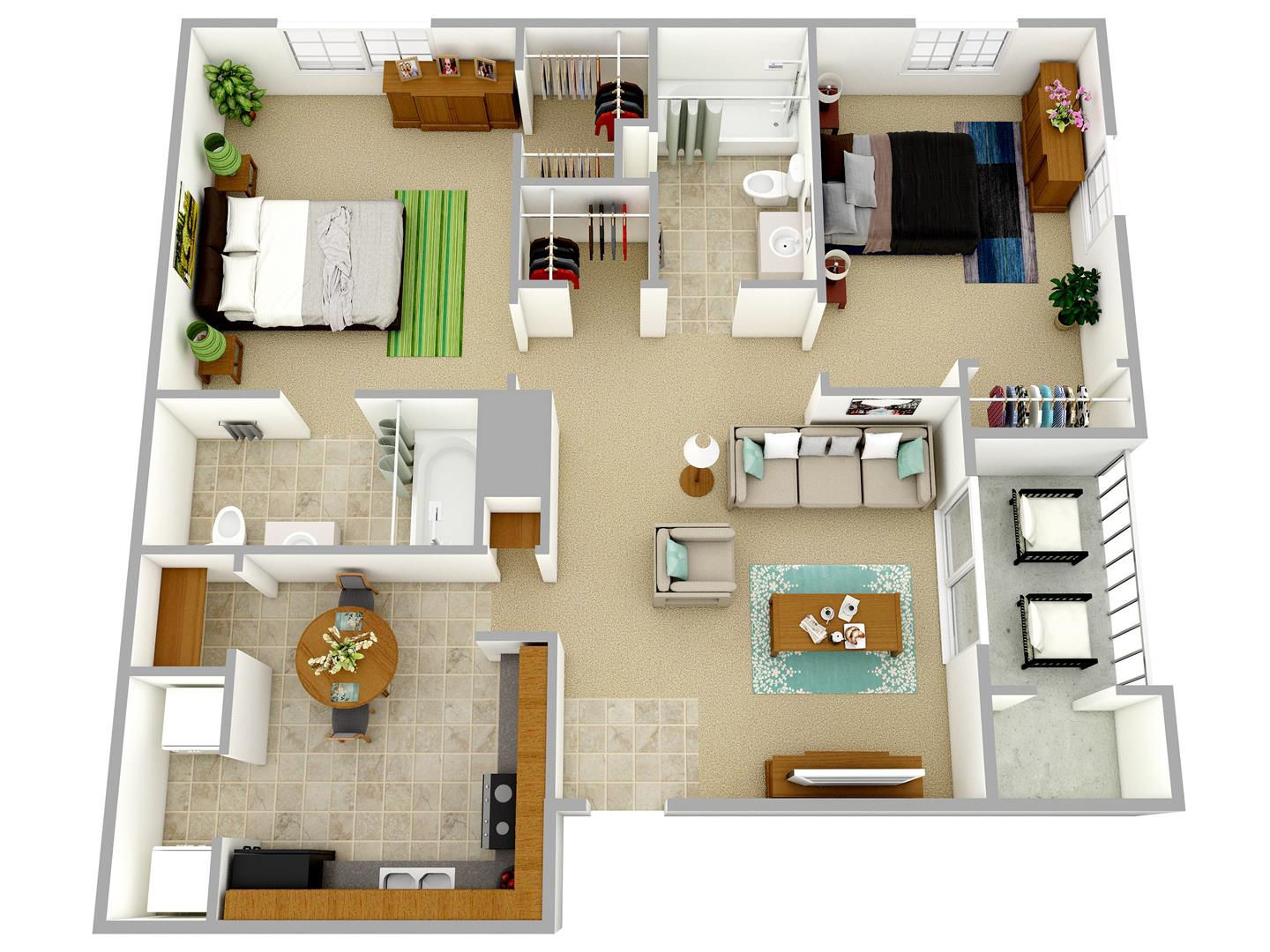 Coral floor plan