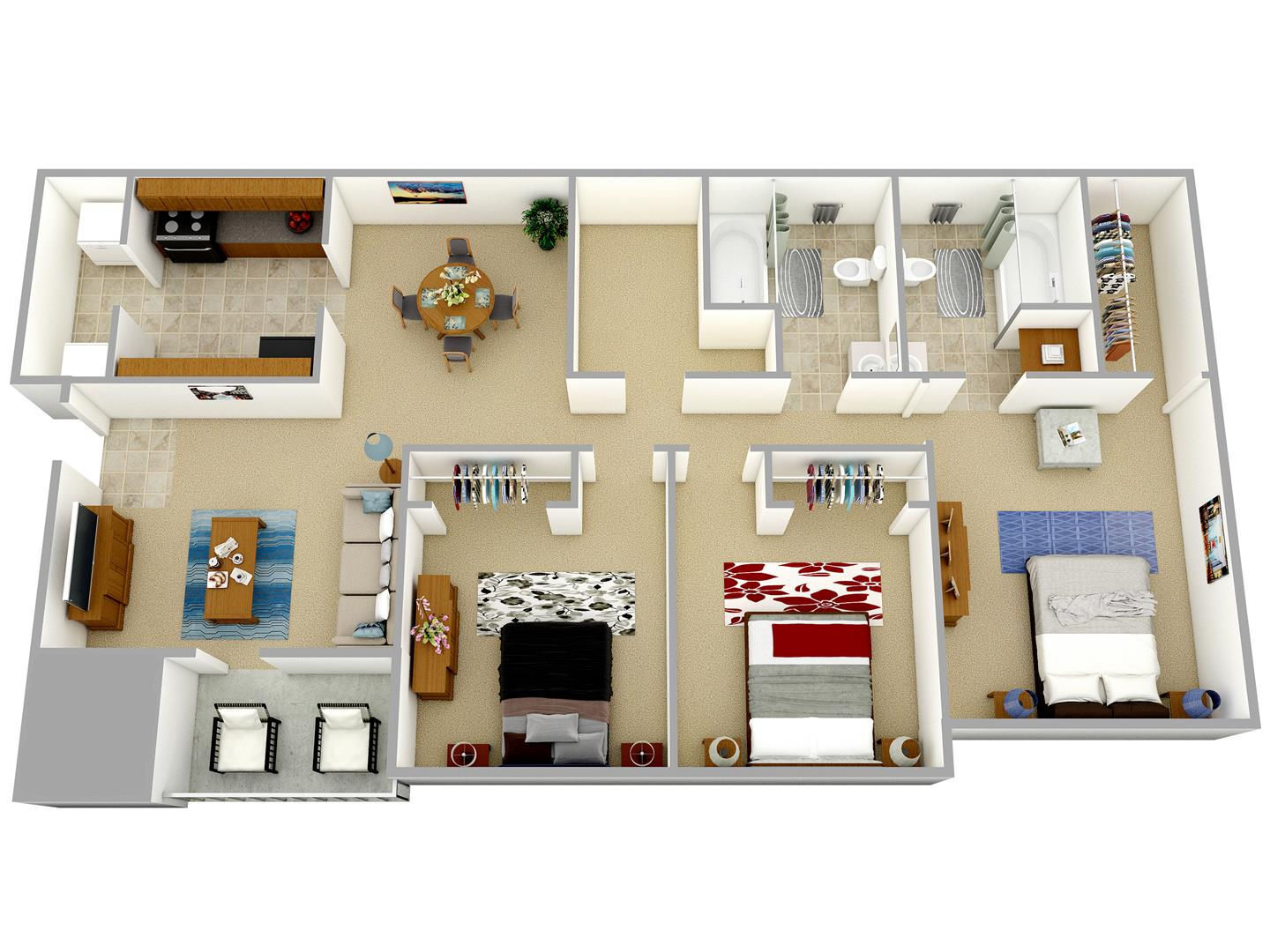 Oasis floor plan