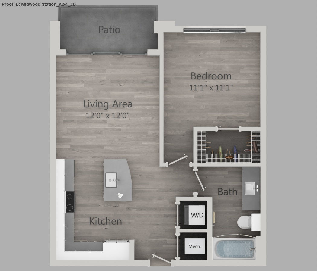 A2-1 floor plan