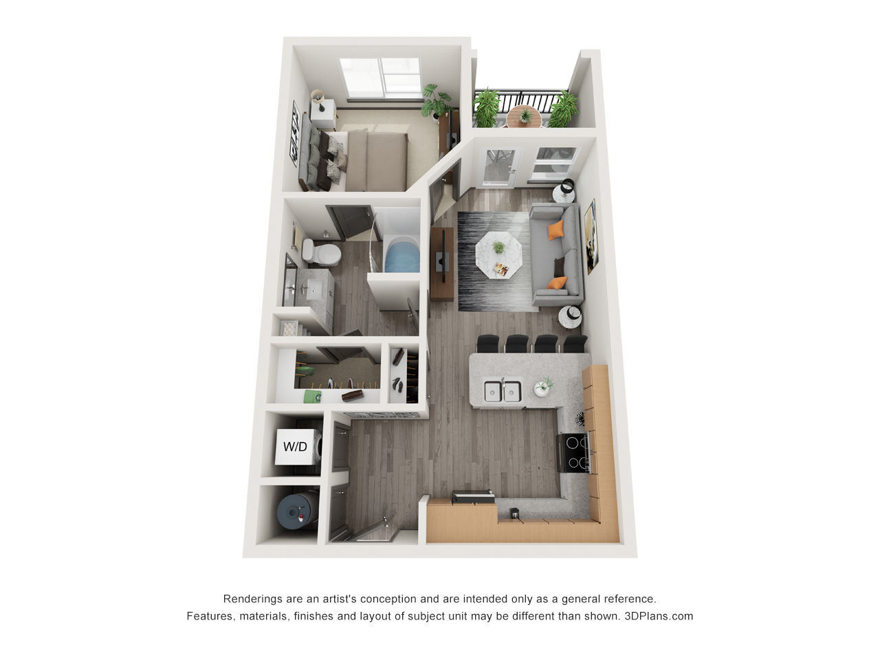 A1 floor plan