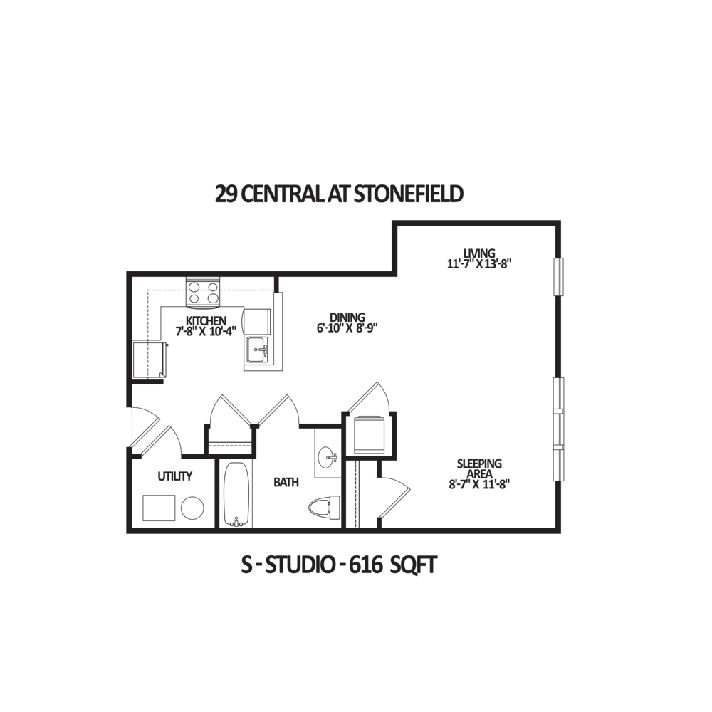 Studio floor plan