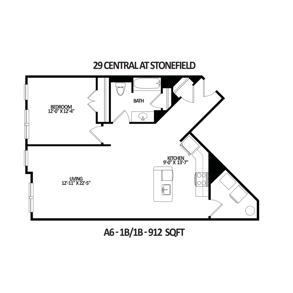 A6 floor plan