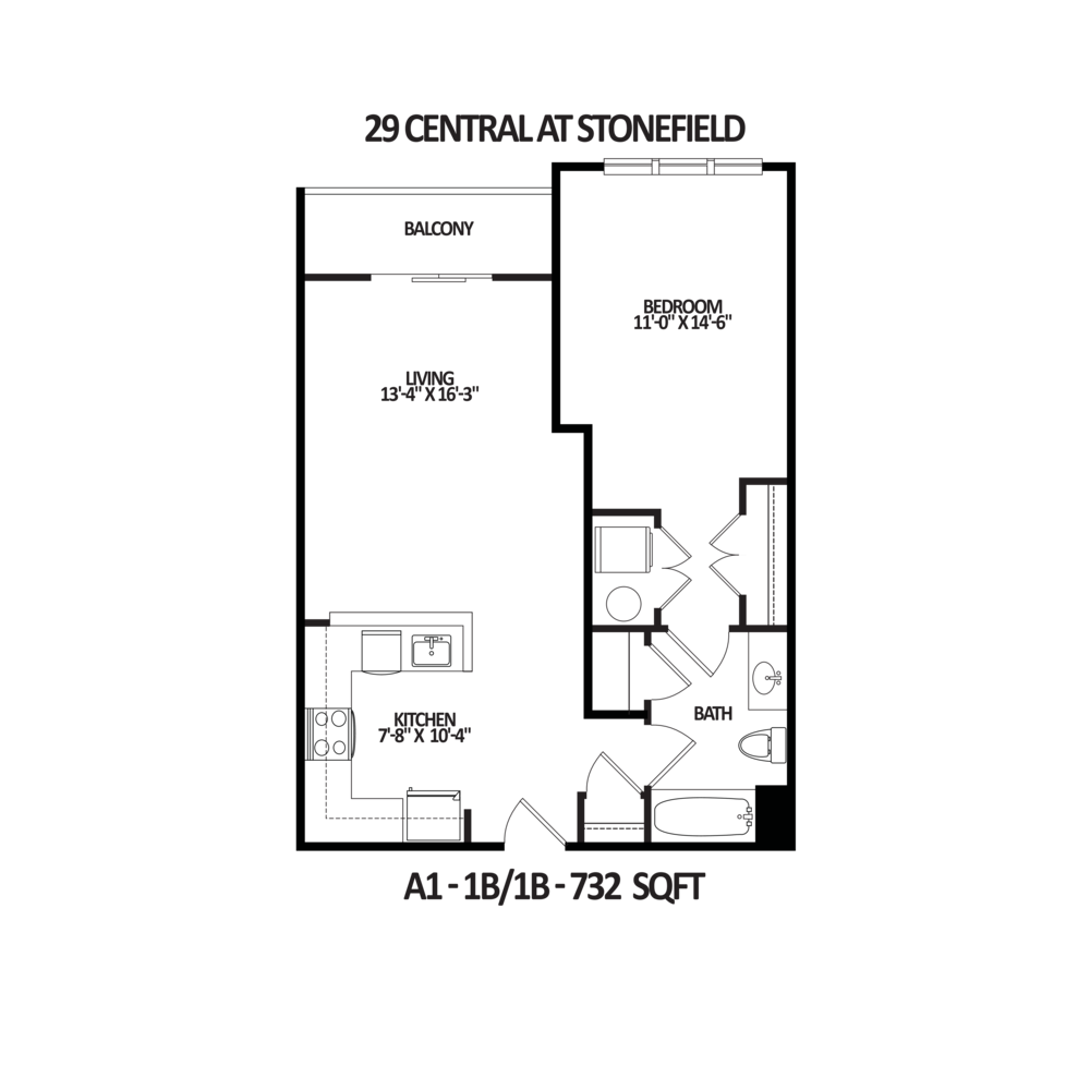 A1 floor plan