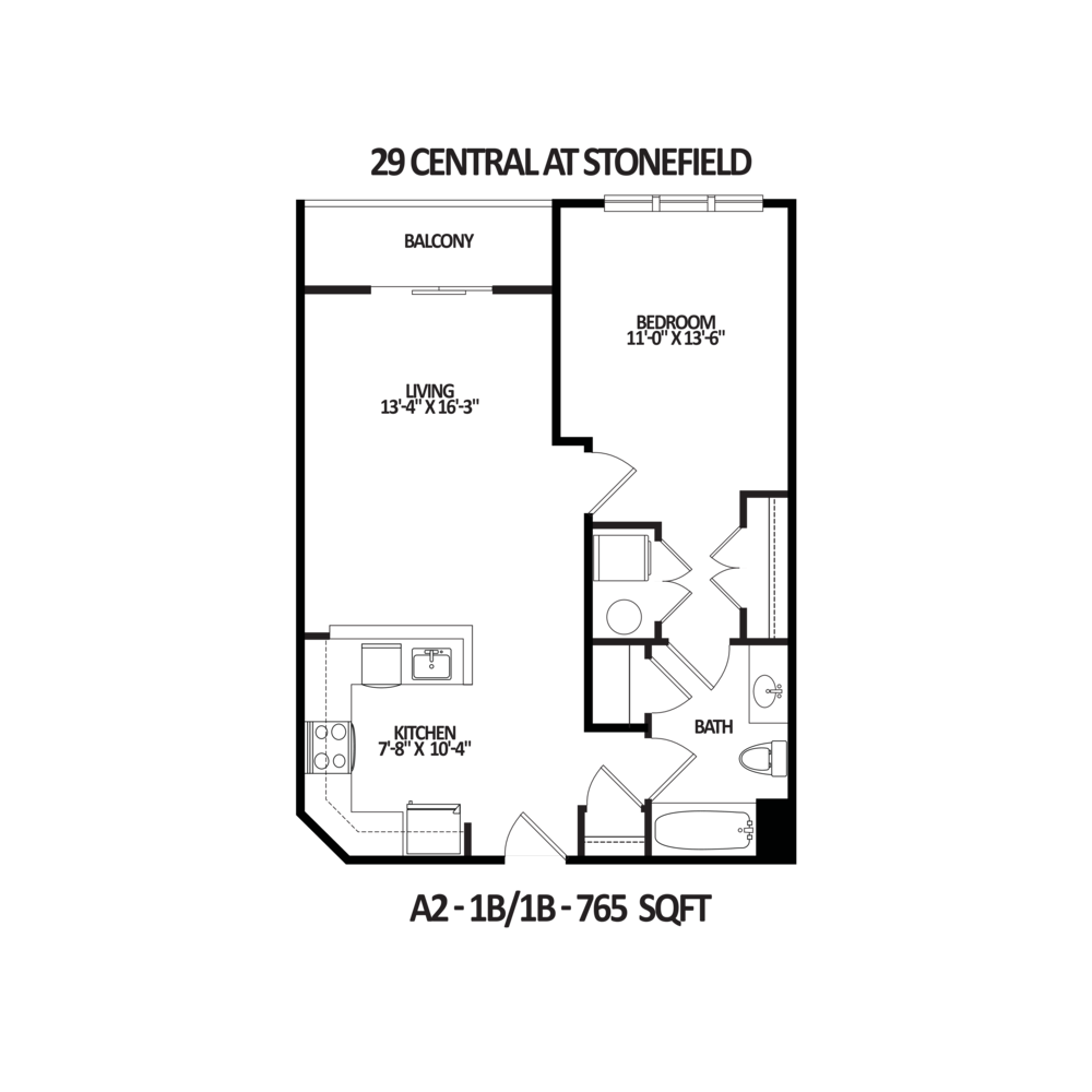A2 floor plan