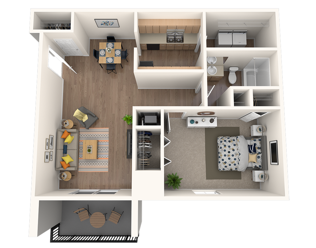 The Somerset 1 floor plan