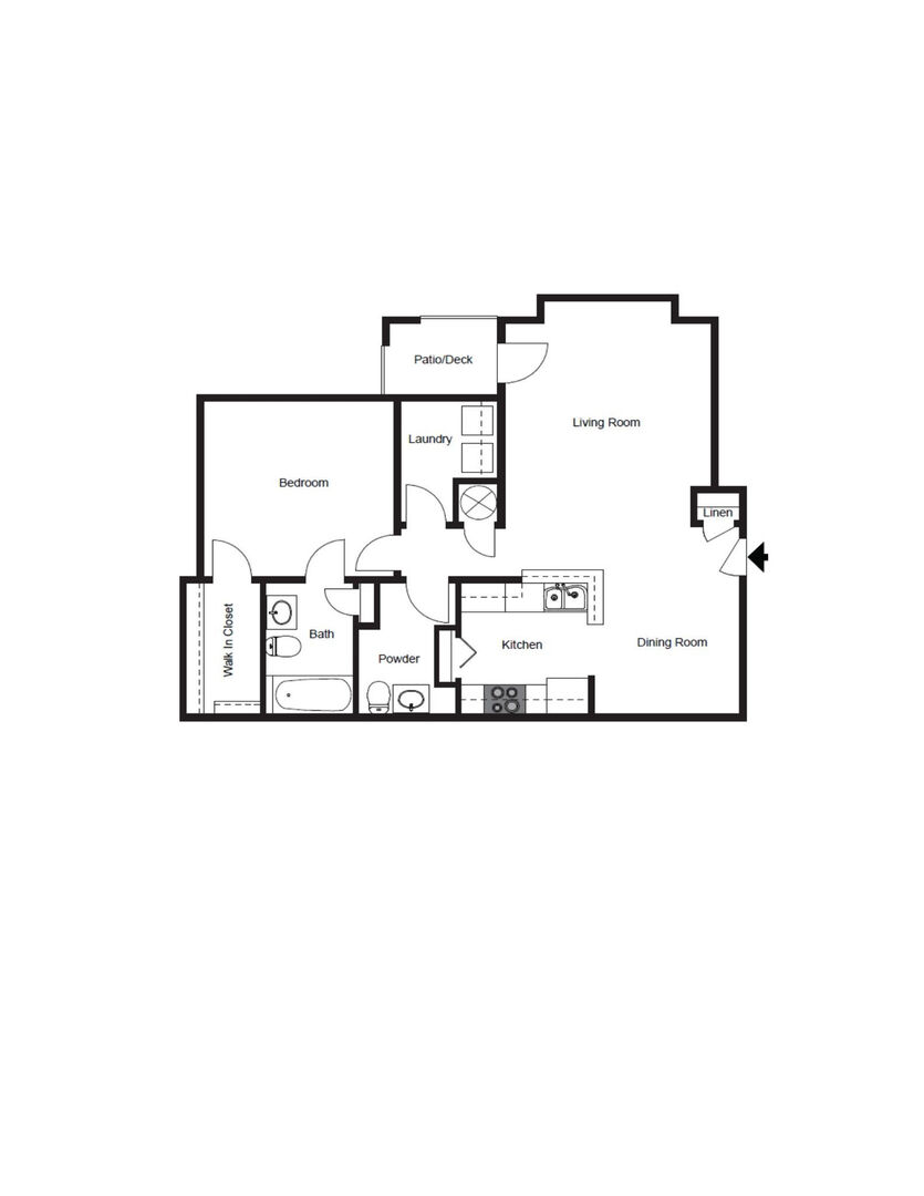 1 Bedroom Apartment – 156 Bethesda Church Road #203, Lawrenceville, GA 30044