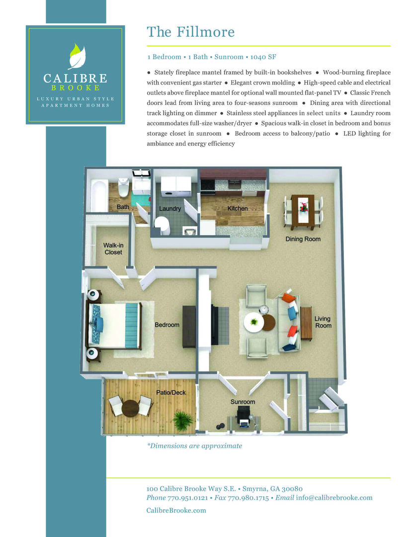 1 Bedroom Apartment – 100 Calibre Brooke Way Southeast #0612, Smyrna, GA 30080